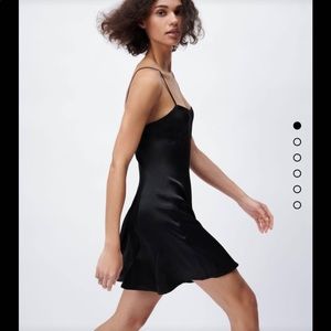 Satin Zara dress large